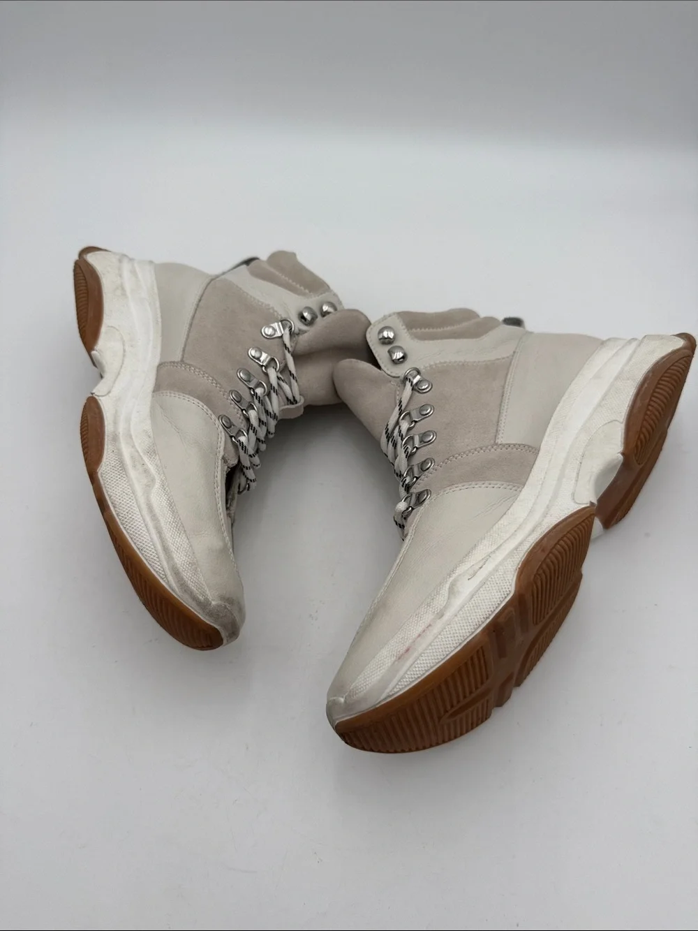 Steve Madden X Winnie Harlow sneakers women 10M  glorey High-Top Casual  leather